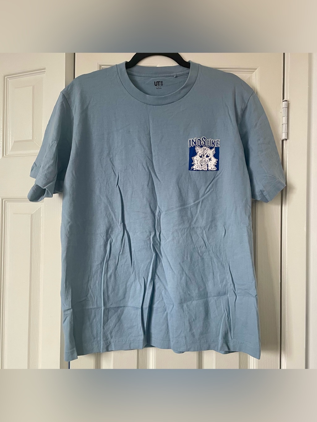 Demon Slayer Inosuke Shirt - Blue T-Shirt Size L